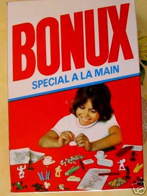 PUBLICITE DE PRESSE BONUX LA LESSIVE AUX CADEAUX FRENCH AD 1960