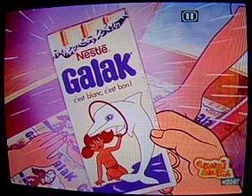 Chocolat blanc Galak des années 80